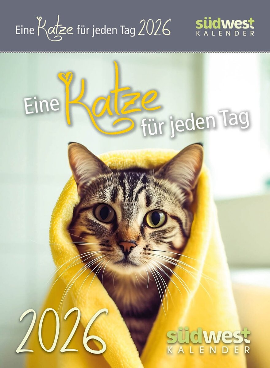 Auf diesem Bild sehen Sie das Produktbild 1 fr KALENDER EINE KATZE FR JEDEN TAG 2026 -