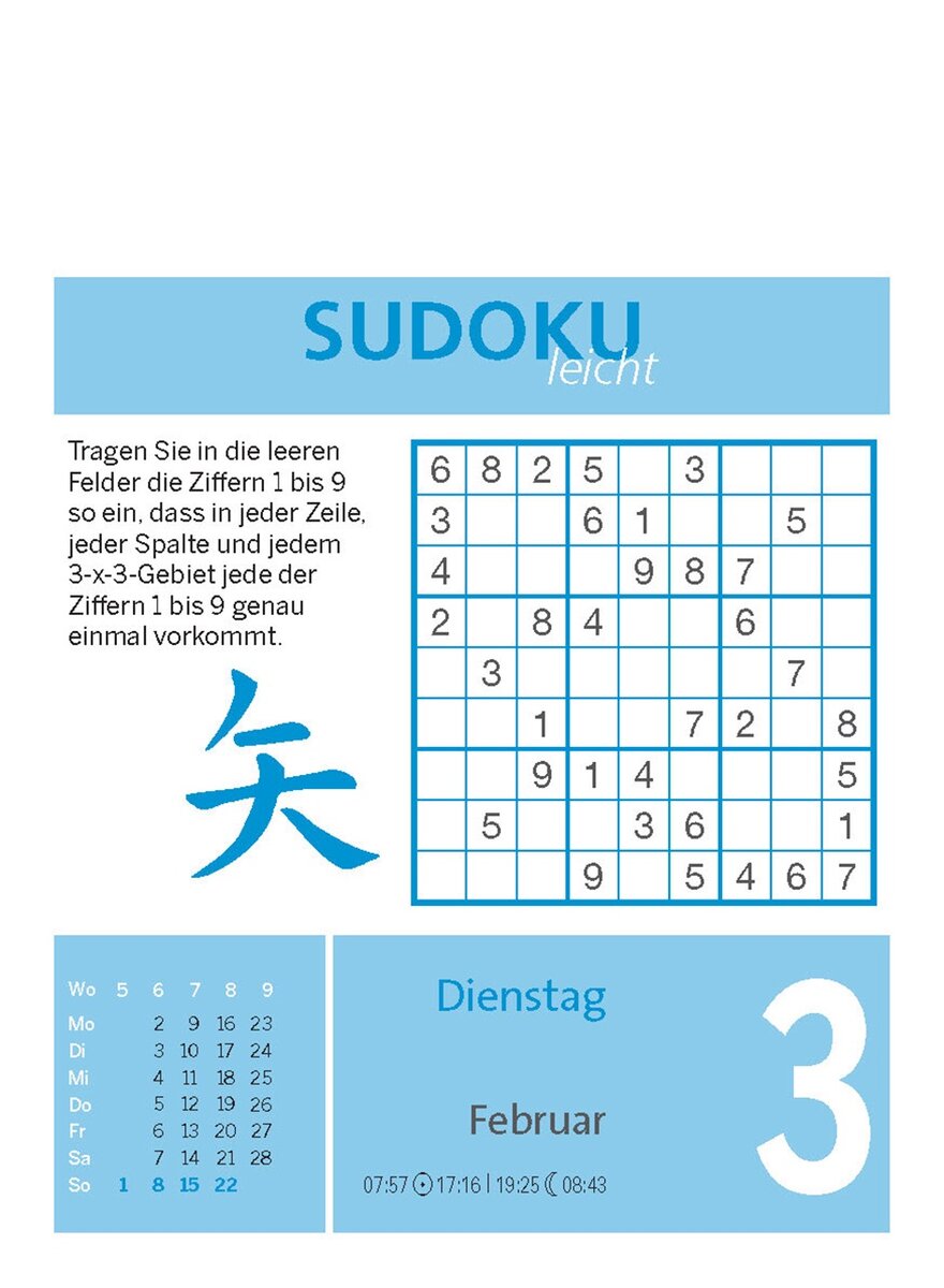 Auf diesem Bild sehen Sie das Produktbild 2 fr KALENDER GEHIRNJOGGING 2026 -