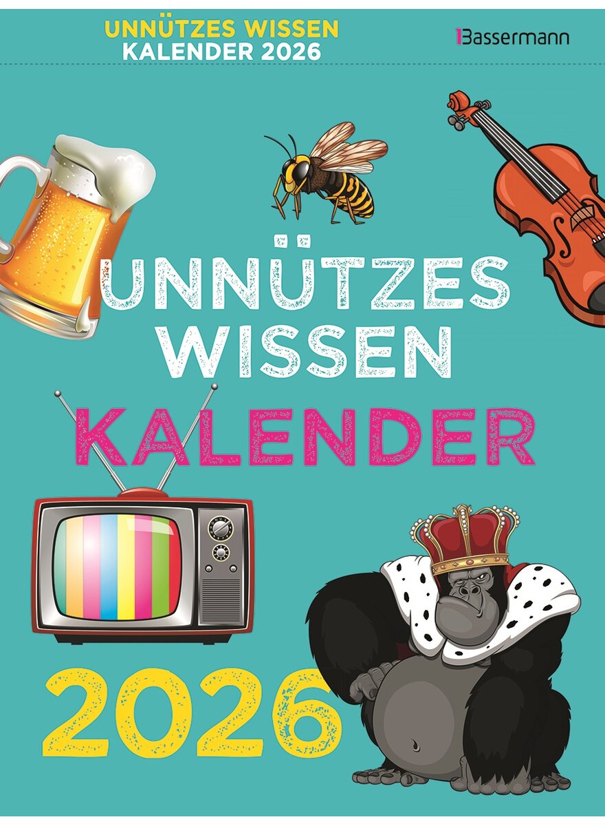 Auf diesem Bild sehen Sie das Produktbild 1 fr UNNTZES WISSEN KALENDER 2026 - DREWS/FELDBAUM
