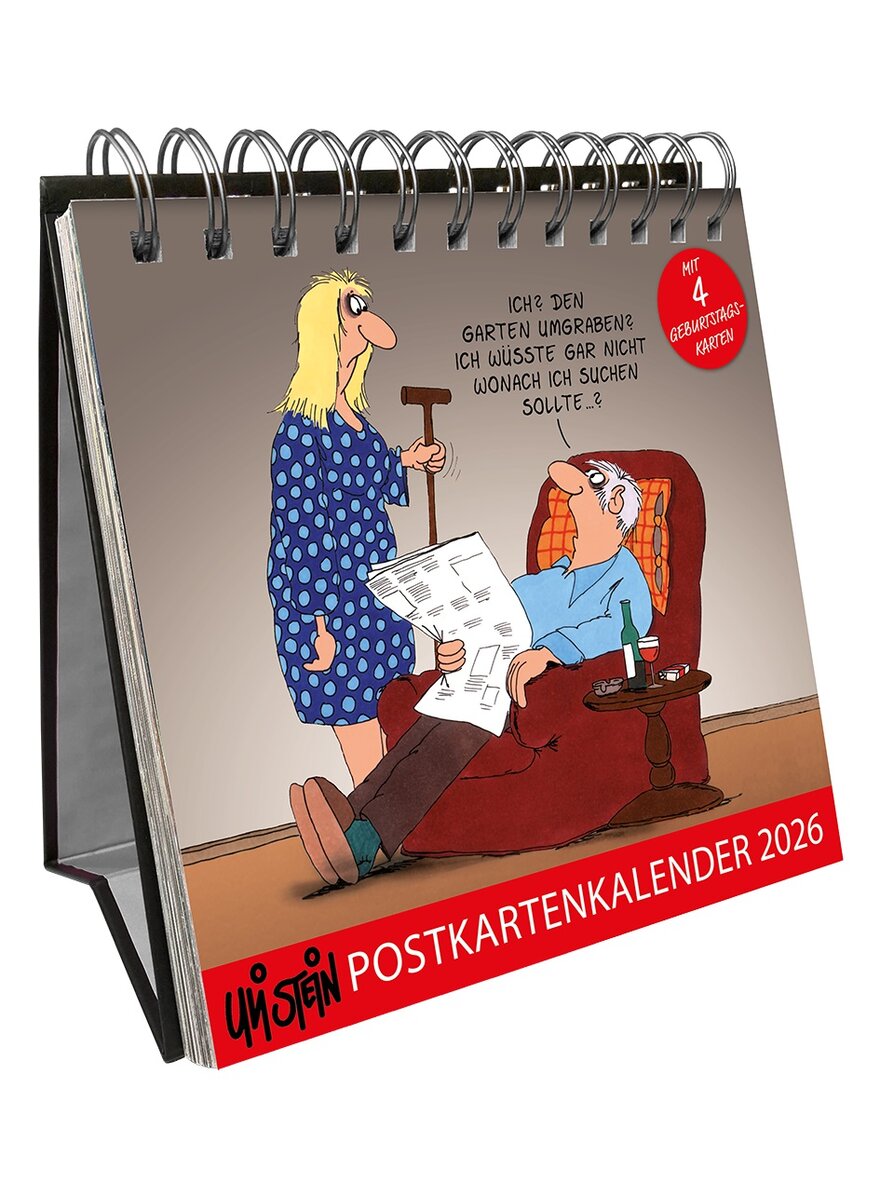 Auf diesem Bild sehen Sie das Produktbild 2 fr ULI STEIN POSTKARTENKALENDER 2026 -