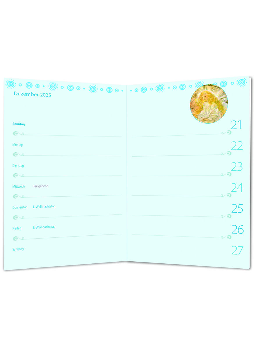 Auf diesem Bild sehen Sie das Produktbild 4 fr DER ENGEL-KALENDER 2026 - SULAMITH WLFING