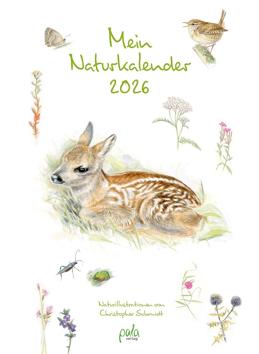 Auf diesem Bild sehen Sie das Produktbild 1 fr MEIN NATURKALENDER 2026 - CHRISTOPHER SCHMIDT