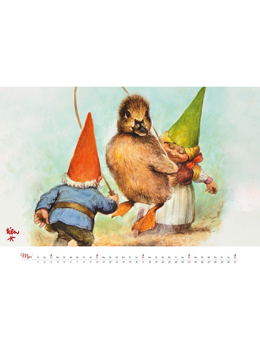Auf diesem Bild sehen Sie das Produktbild 3 fr KALENDER HEINZELMNNCHEN 2026