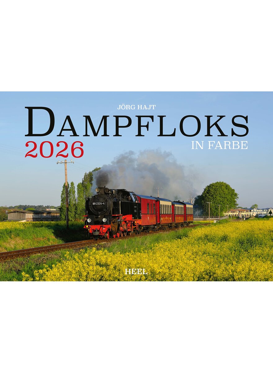 Auf diesem Bild sehen Sie das Produktbild 1 fr KALENDER DAMPFLOKS IN FARBE 2026