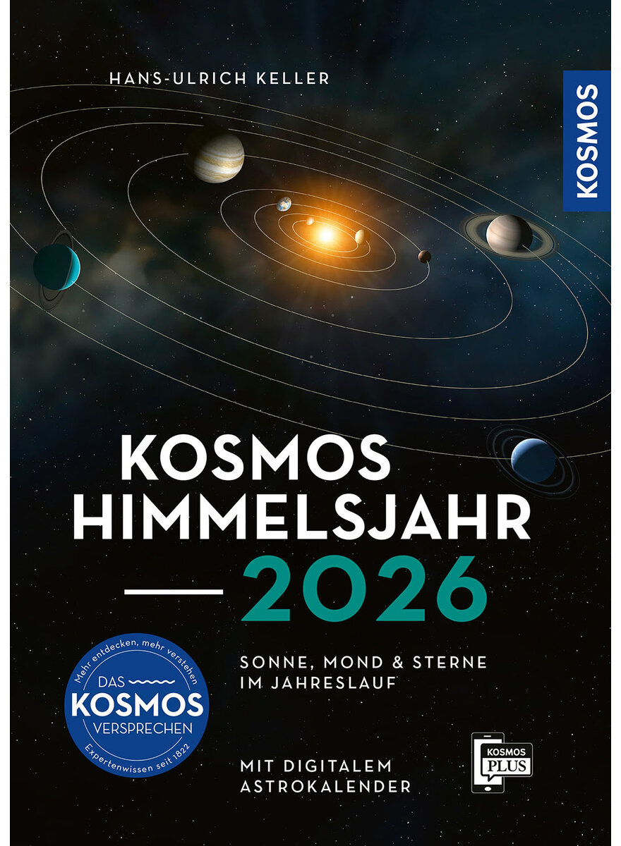 Auf diesem Bild sehen Sie das Produktbild 1 fr KOSMOS HIMMELSJAHR 2026 - HANS-ULRICH KELLER