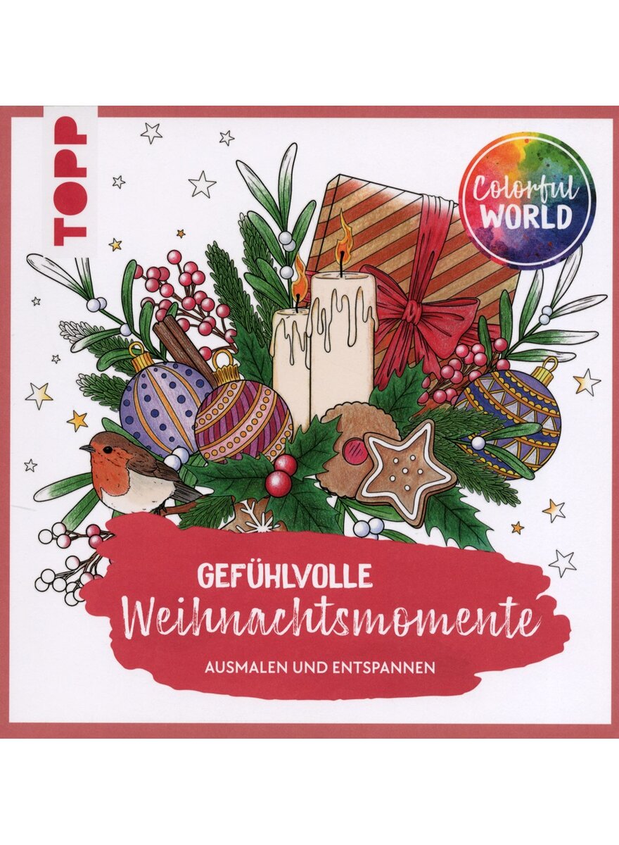 Auf diesem Bild sehen Sie das Produktbild 1 fr AUSMALBUCH GEFHLVOLLE WEIHNACHTSMOMENTE -