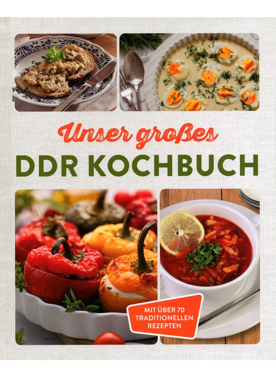 Auf diesem Bild sehen Sie das Produktbild 1 fr UNSER GROES DDR KOCHBUCH -
