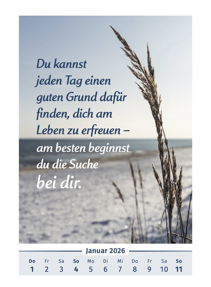 Auf diesem Bild sehen Sie das Produktbild 2 fr DER LEBENSFREUDE-KALENDER 2026