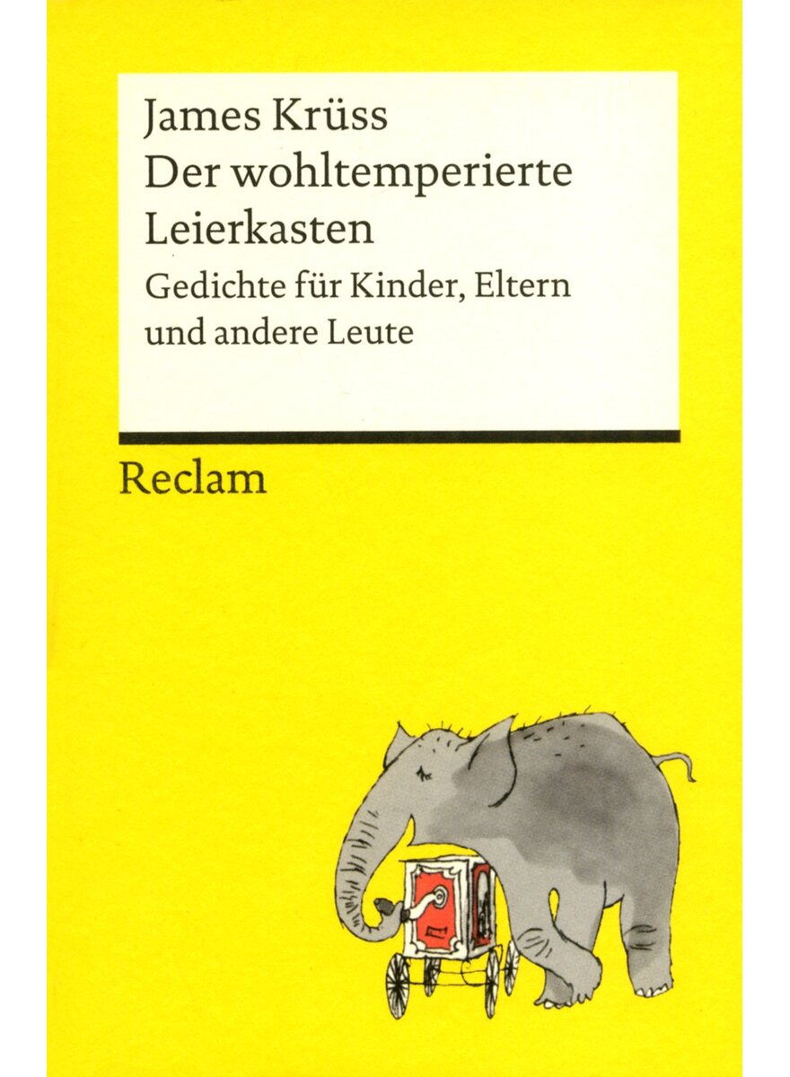 Auf diesem Bild sehen Sie das Produktbild 1 f�r DER WOHLTEMPERIERTE LEIERKASTEN - JAMES KR�SS