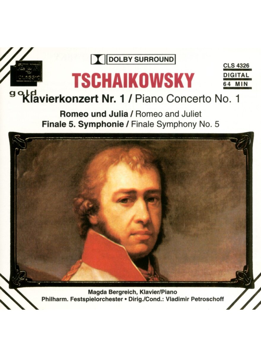 Auf diesem Bild sehen Sie das Produktbild 1 f�r CD TSCHAIKOWSKY KLAVIERKONZERT NR. 1 - ROMEO UND JULIA - FINALE 5. SYMPHONIE