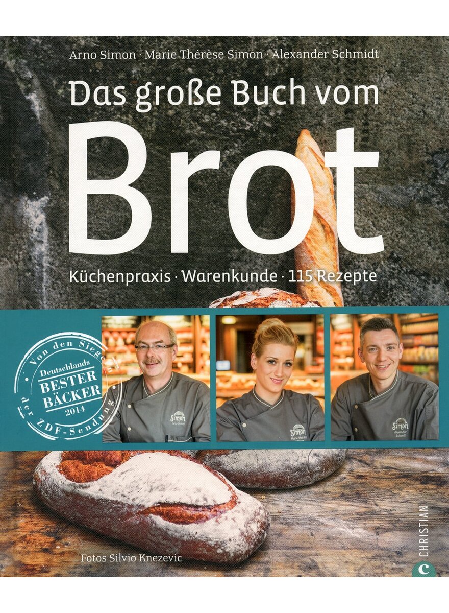 Auf diesem Bild sehen Sie das Produktbild 1 f�r DAS GRO�E BUCH VOM BROT - SIMON/SIMON/SCHMIDT