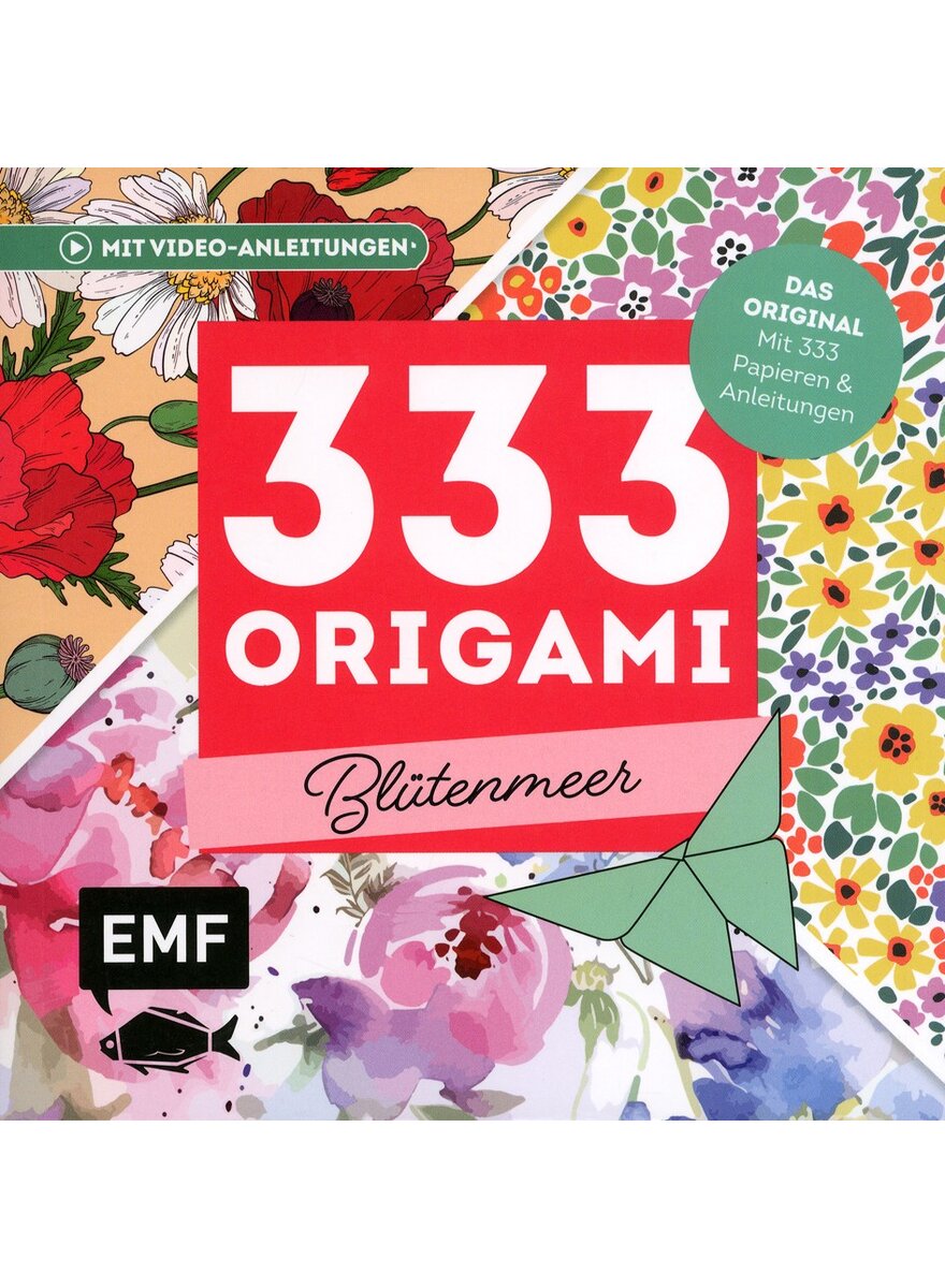 Auf diesem Bild sehen Sie das Produktbild 1 f�r 333 ORIGAMI-PAPIERE BL�TENMEER