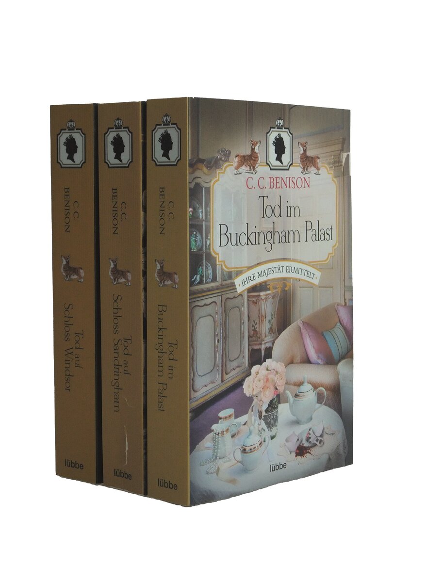 Auf diesem Bild sehen Sie das Produktbild 1 f�r KRIMI-PAKET QUEEN ELISABETH II - C. C. BENISON