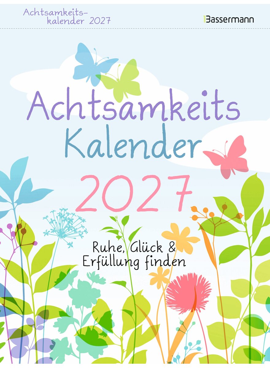 Auf diesem Bild sehen Sie das Produktbild 1 f�r ACHTSAMKEITSKALENDER 2027 -