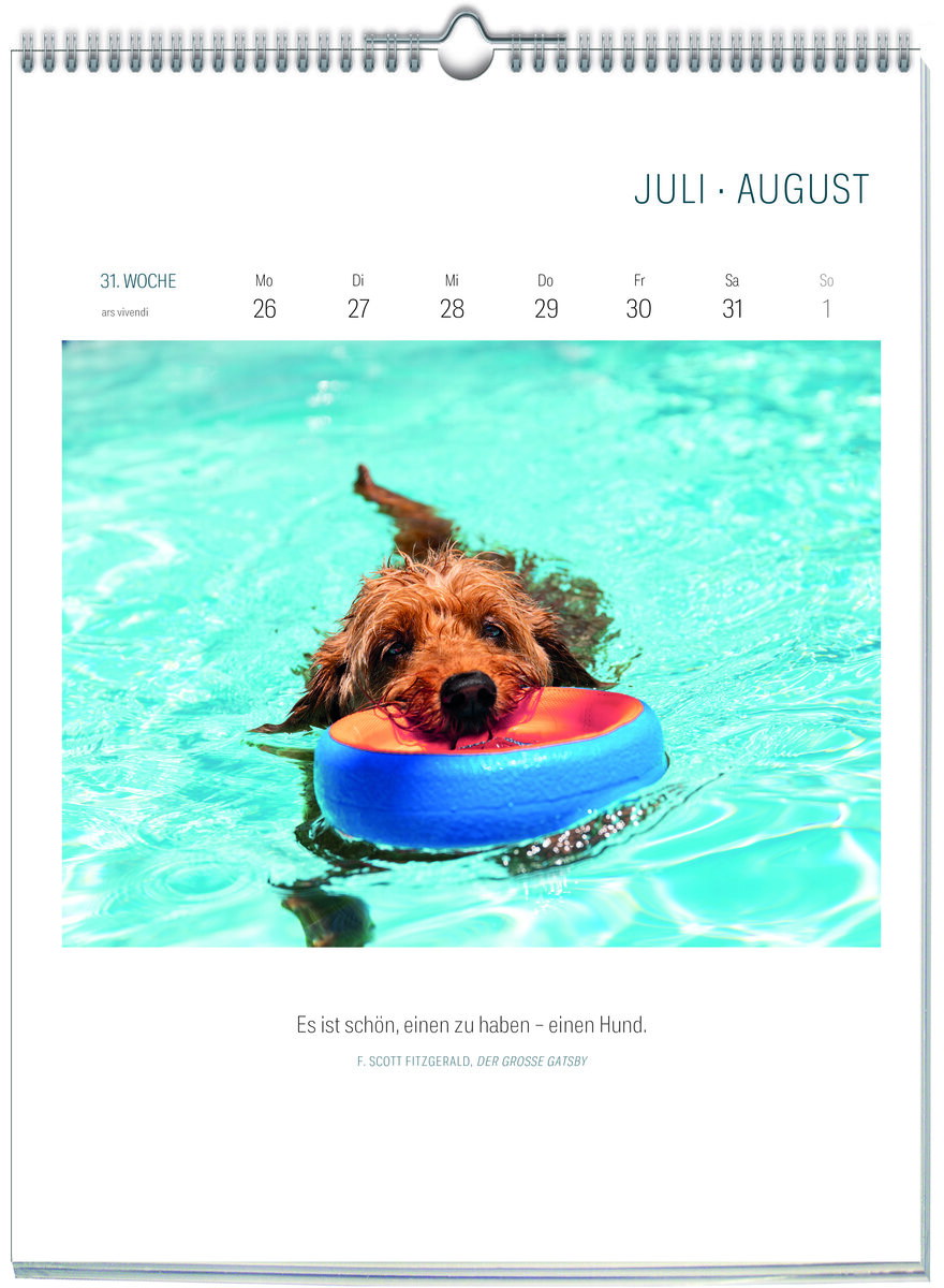Auf diesem Bild sehen Sie das Produktbild 4 f�r LITERARISCHER HUNDE-KALENDER 2027 -