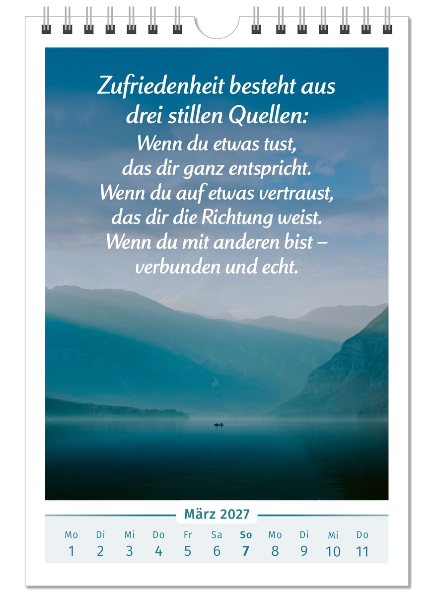 Auf diesem Bild sehen Sie das Produktbild 2 f�r DER LEBENSFREUDE-KALENDER 2027