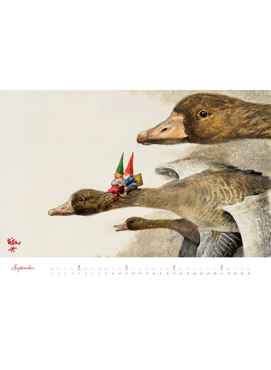 Auf diesem Bild sehen Sie das Produktbild 3 f�r KALENDER HEINZELM�NNCHEN 2027 - RIEN POORTVLIET