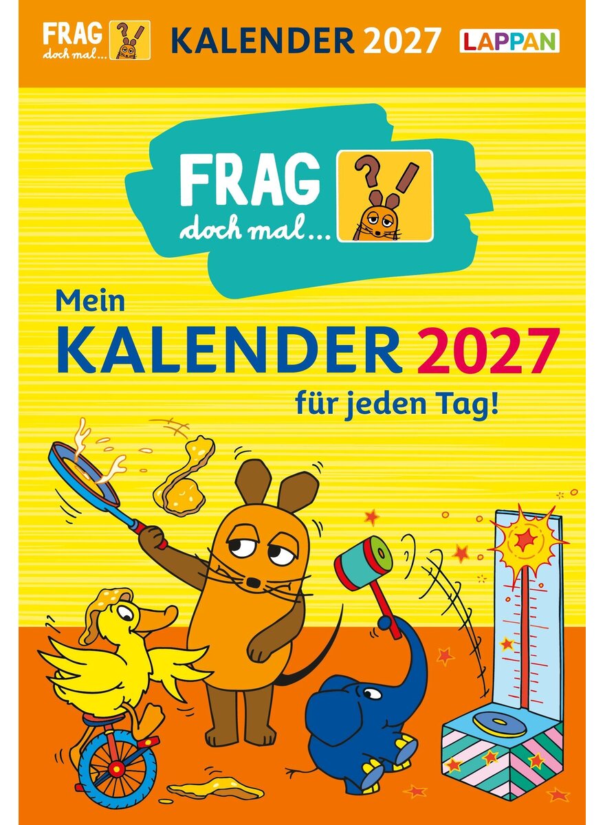 Auf diesem Bild sehen Sie das Produktbild 1 f�r KALENDER FRAG DOCH MAL DIE MAUS 2027 -