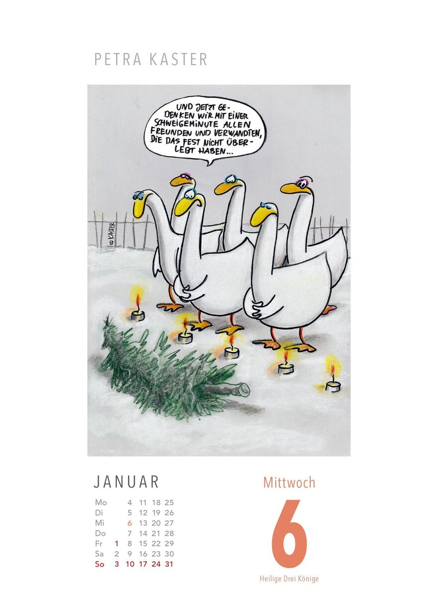 Auf diesem Bild sehen Sie das Produktbild 3 f�r KALENDER FIESE BILDER 2027 - CARTOONS F�R JEDEN TAG