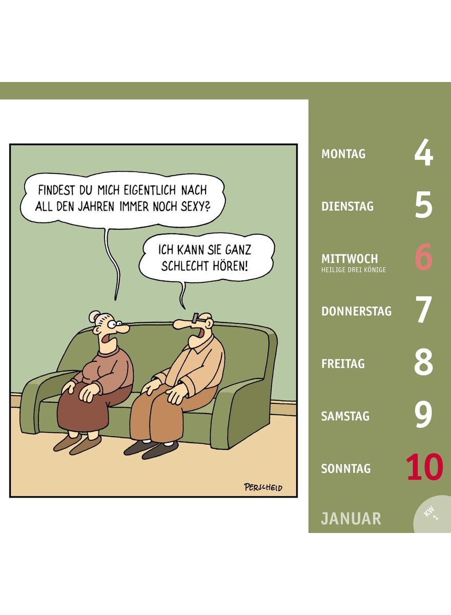Auf diesem Bild sehen Sie das Produktbild 2 f�r PERSCHEID POSTKARTENKALENDER 2027 -