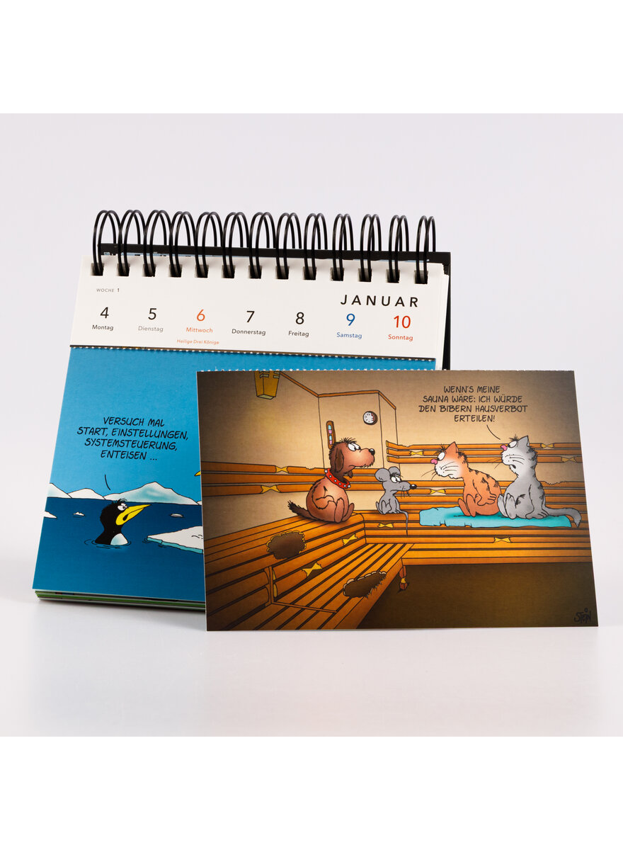 Auf diesem Bild sehen Sie das Produktbild 2 f�r ULI STEIN POSTKARTENKALENDER 2027 -