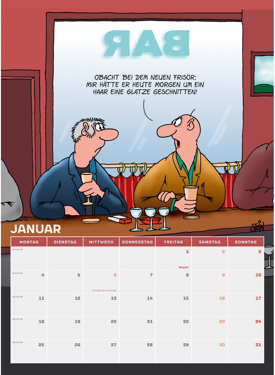 Auf diesem Bild sehen Sie das Produktbild 2 f�r ULI STEIN RENTNERKALENDER 2027