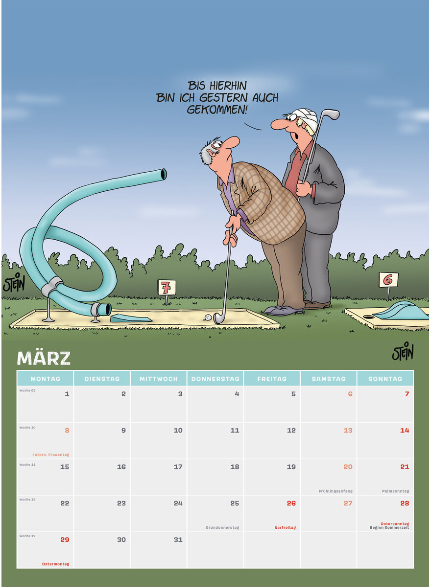 Auf diesem Bild sehen Sie das Produktbild 4 f�r ULI STEIN RENTNERKALENDER 2027