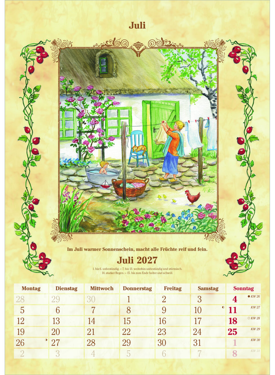Auf diesem Bild sehen Sie das Produktbild 3 f�r BAUERNKALENDER 2027 -