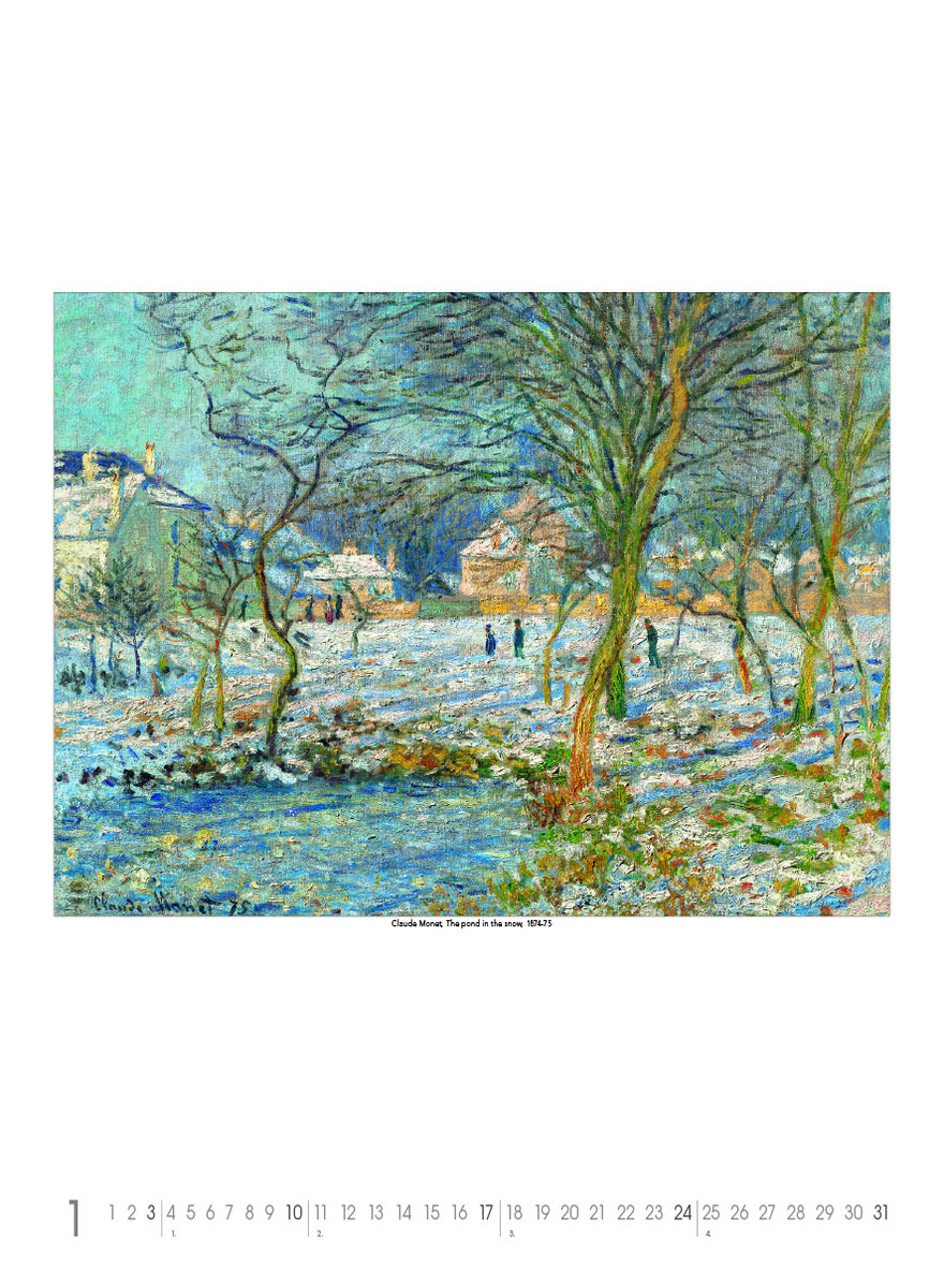 Auf diesem Bild sehen Sie das Produktbild 2 f�r KALENDER CLAUDE MONET 2027 -