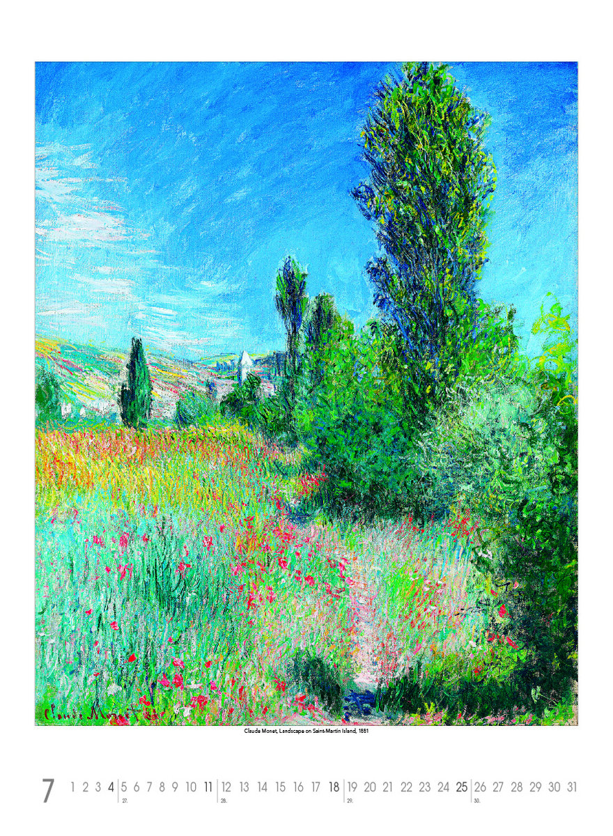 Auf diesem Bild sehen Sie das Produktbild 4 f�r KALENDER CLAUDE MONET 2027 -