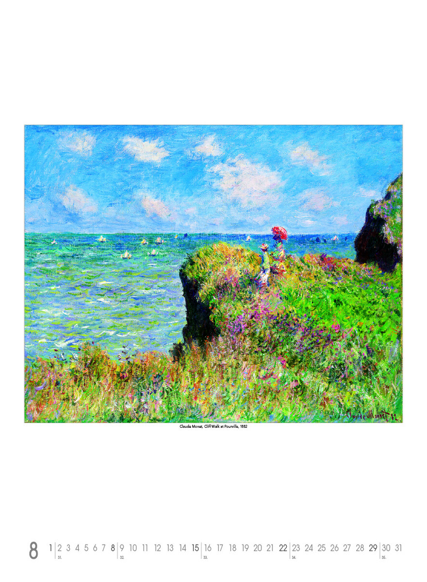 Auf diesem Bild sehen Sie das Produktbild f�r 5 KALENDER CLAUDE MONET 2027 -
