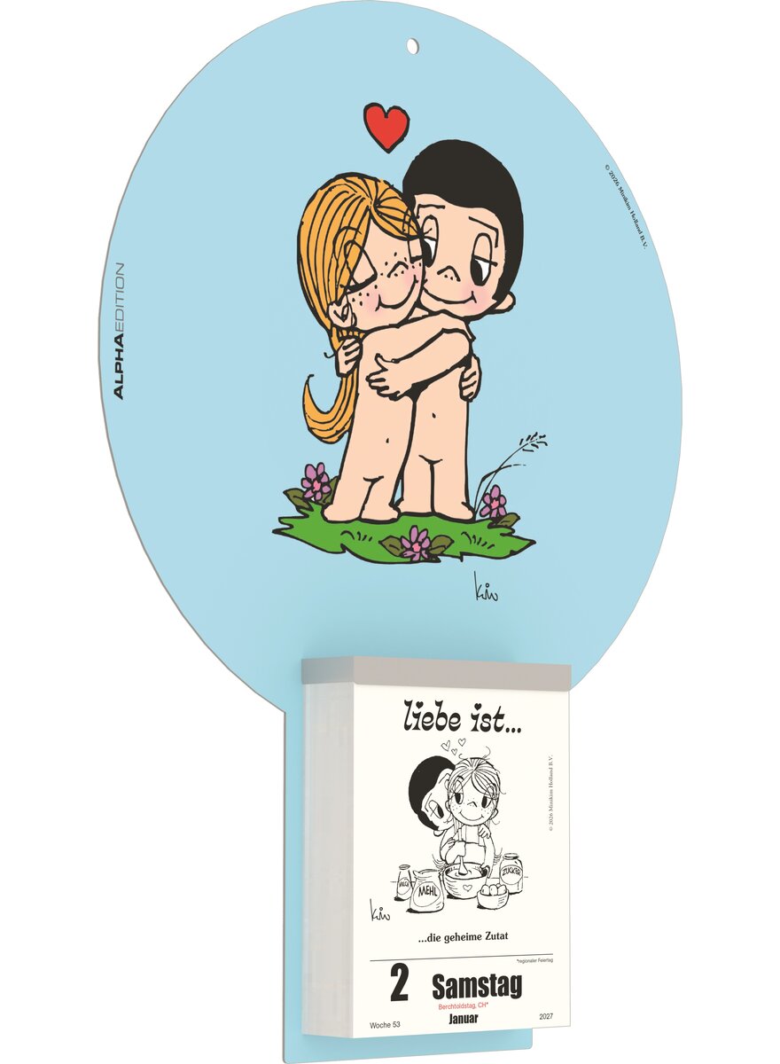 Auf diesem Bild sehen Sie das Produktbild 3 f�r TAGESABREI�KALENDER LIEBE IST 2027 -