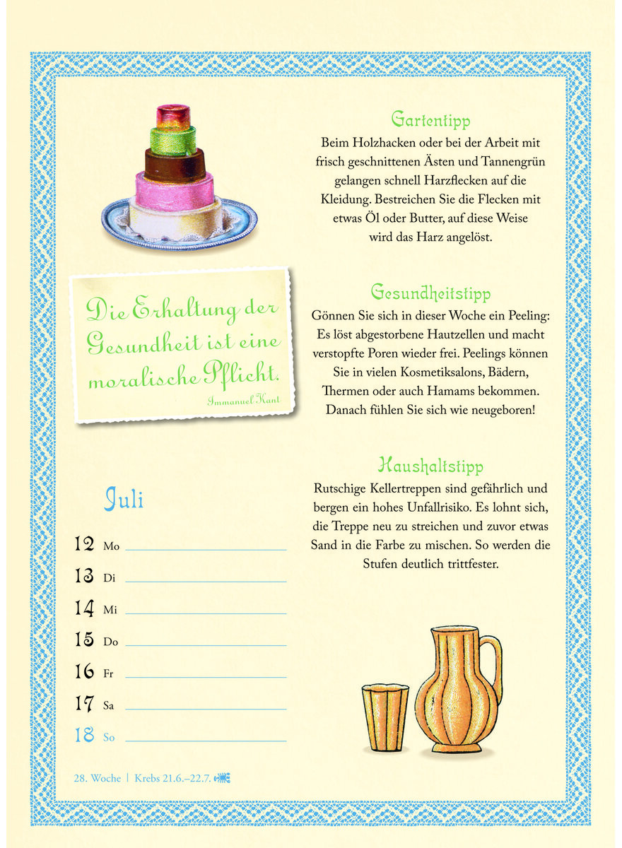 Auf diesem Bild sehen Sie das Produktbild 3 f�r KALENDER WAS GRO�MUTTER NOCH WUSSTE 2027 -