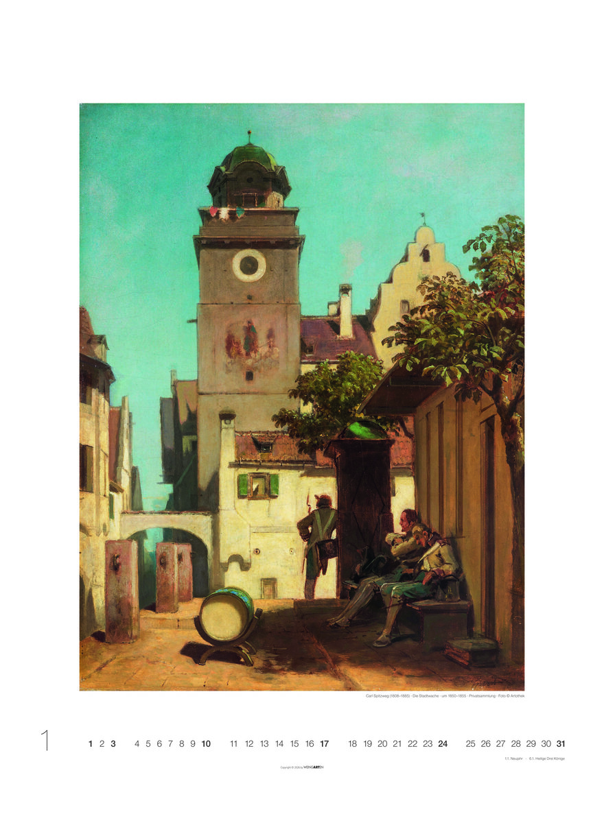 Auf diesem Bild sehen Sie das Produktbild 2 f�r KALENDER CARL SPITZWEG 2027 -