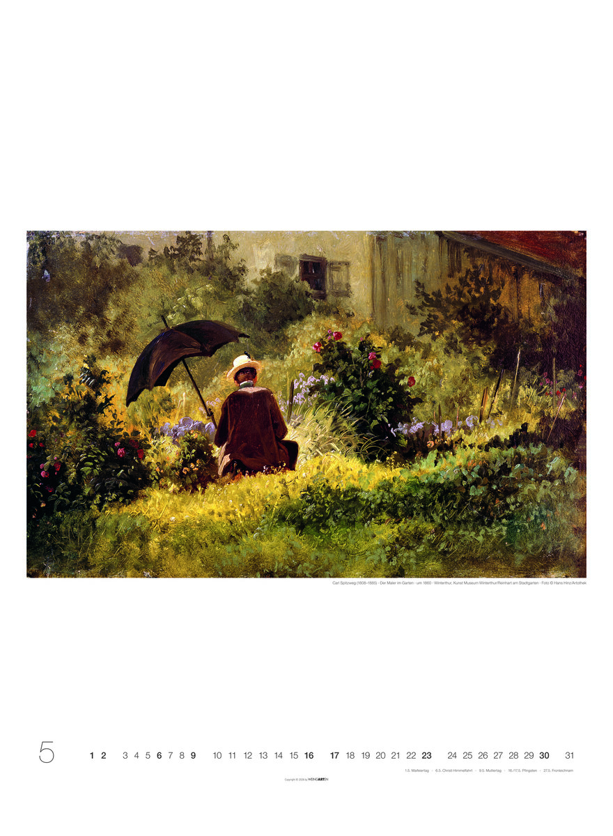 Auf diesem Bild sehen Sie das Produktbild 3 f�r KALENDER CARL SPITZWEG 2027 -