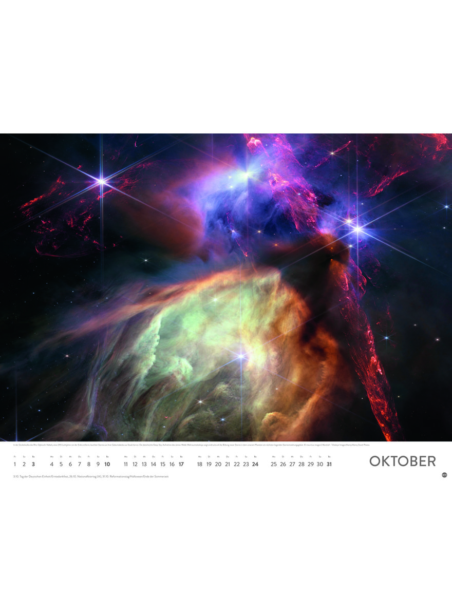 Auf diesem Bild sehen Sie das Produktbild 3 f�r KALENDER DAS UNIVERSUM 2027 -