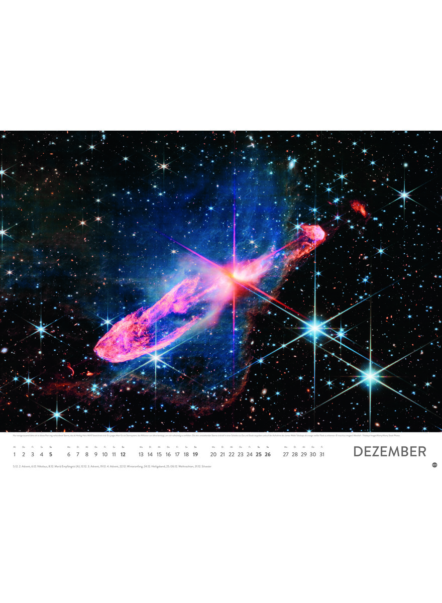 Auf diesem Bild sehen Sie das Produktbild 4 f�r KALENDER DAS UNIVERSUM 2027 -