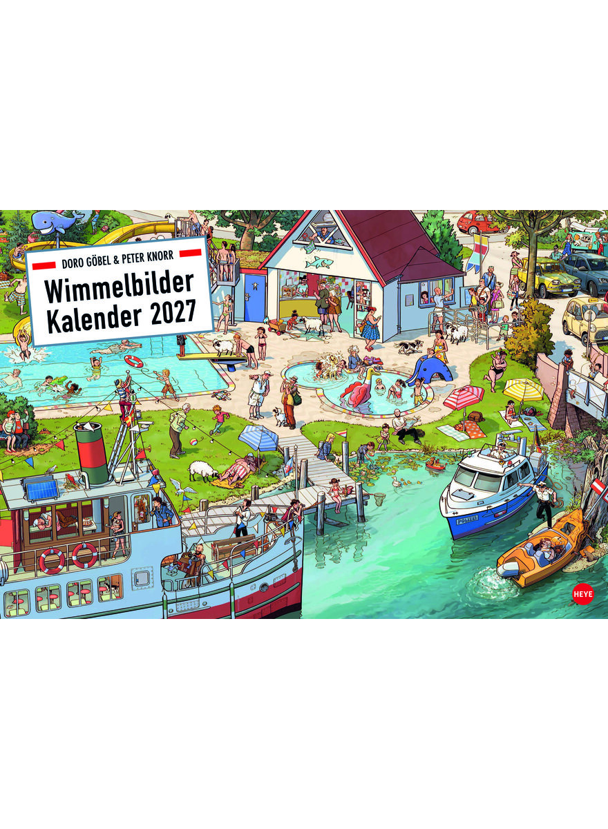 Auf diesem Bild sehen Sie das Produktbild 1 f�r WIMMELBILDER KALENDER 2027 - G�BEL/KNORR