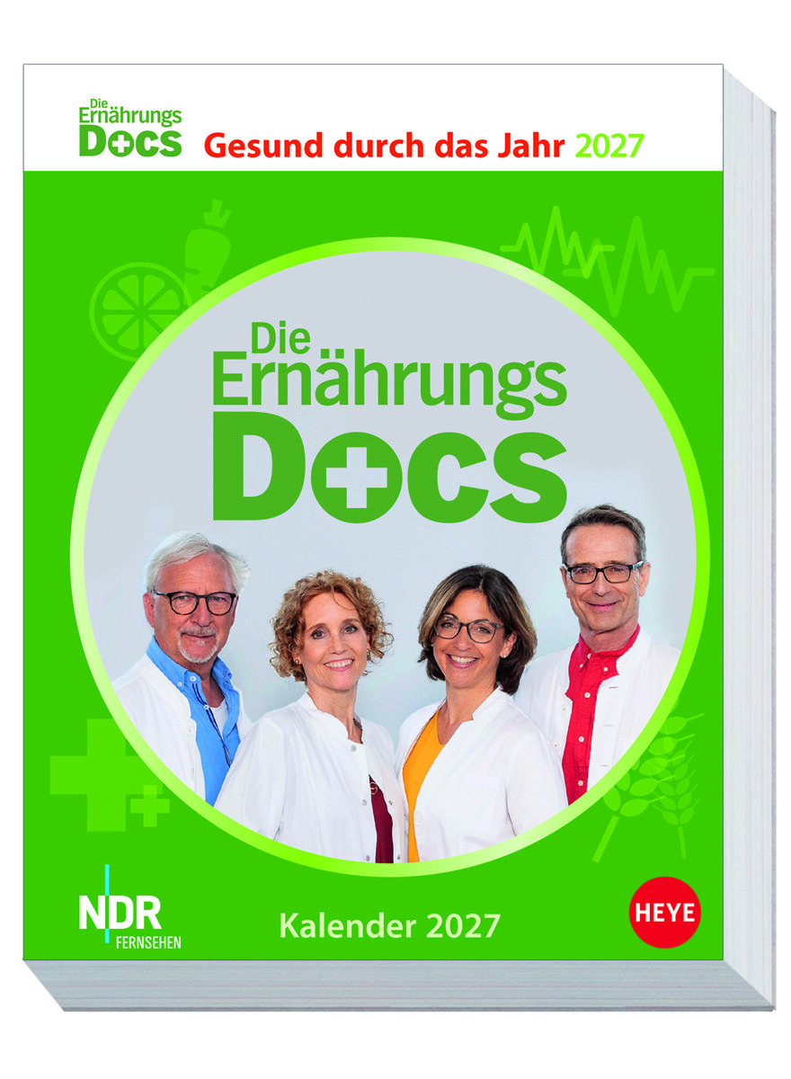 Auf diesem Bild sehen Sie das Produktbild 1 f�r KALENDER DIE ERN�HRUNGS-DOCS - GESUND DURCH DAS JAHR 2027