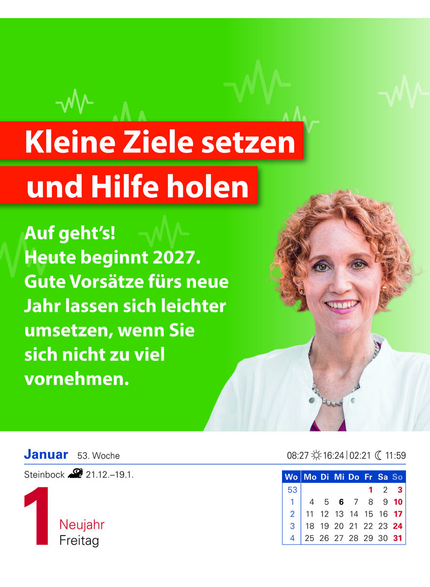 Auf diesem Bild sehen Sie das Produktbild 2 f�r KALENDER DIE ERN�HRUNGS-DOCS - GESUND DURCH DAS JAHR 2027