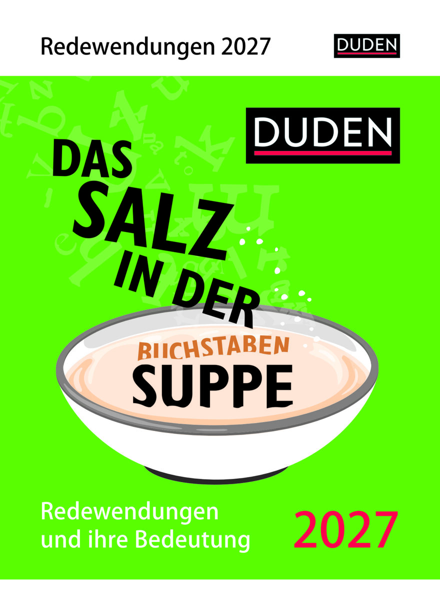 Auf diesem Bild sehen Sie das Produktbild 1 f�r TAGESABREI�KALENDER DAS SALZ IN DER (BUCHSTABEN-)SUPPE 2027