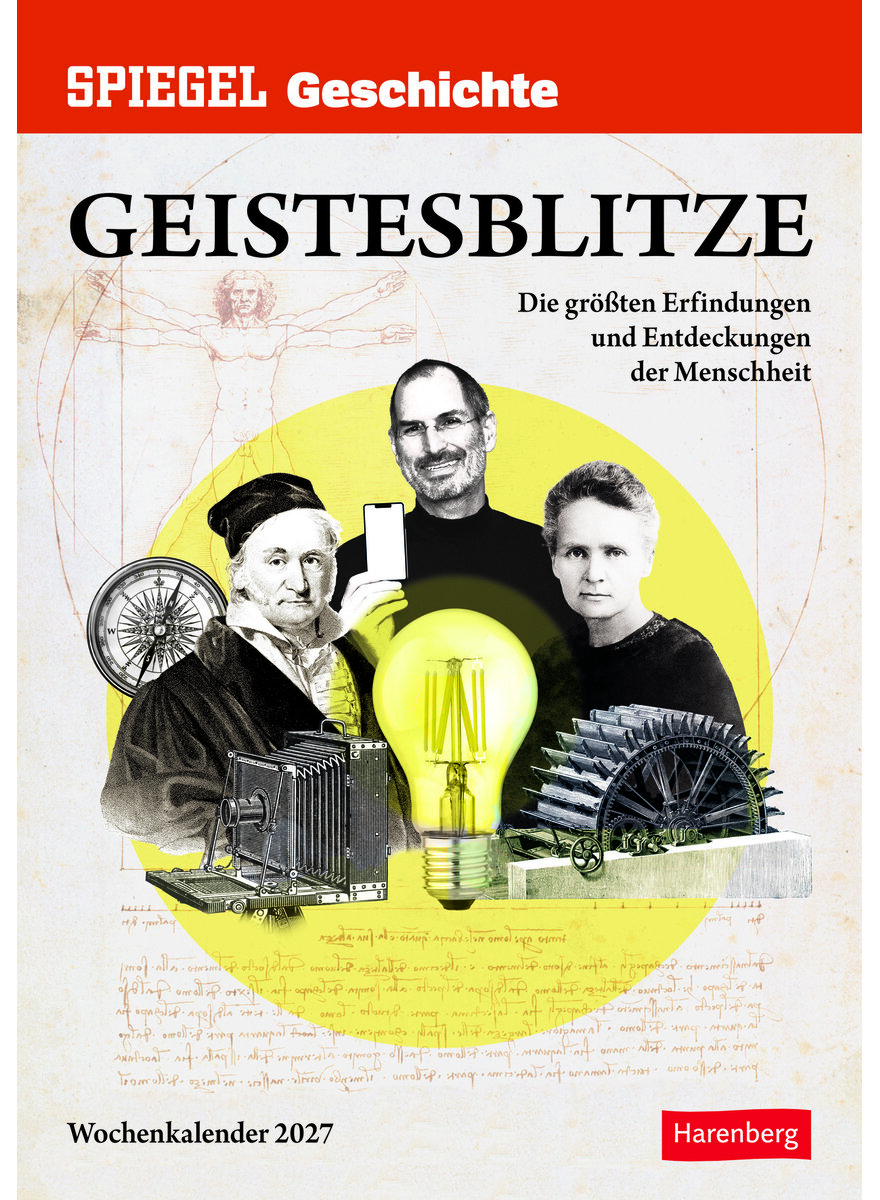 Auf diesem Bild sehen Sie das Produktbild 1 f�r KALENDER SPIEGEL GESCHICHTE GEISTESBLITZE 2027 -