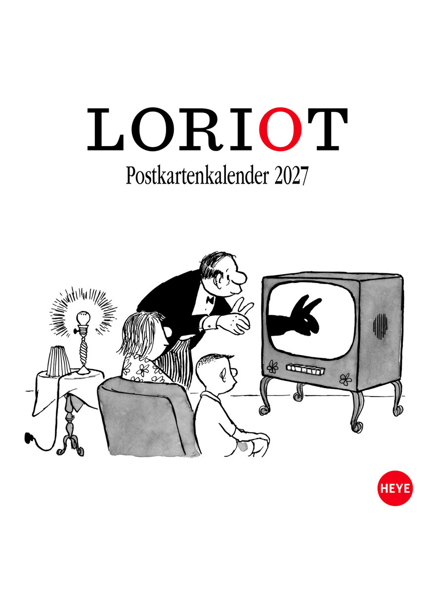 Auf diesem Bild sehen Sie das Produktbild 1 f�r LORIOT POSTKARTENKALENDER 2027
