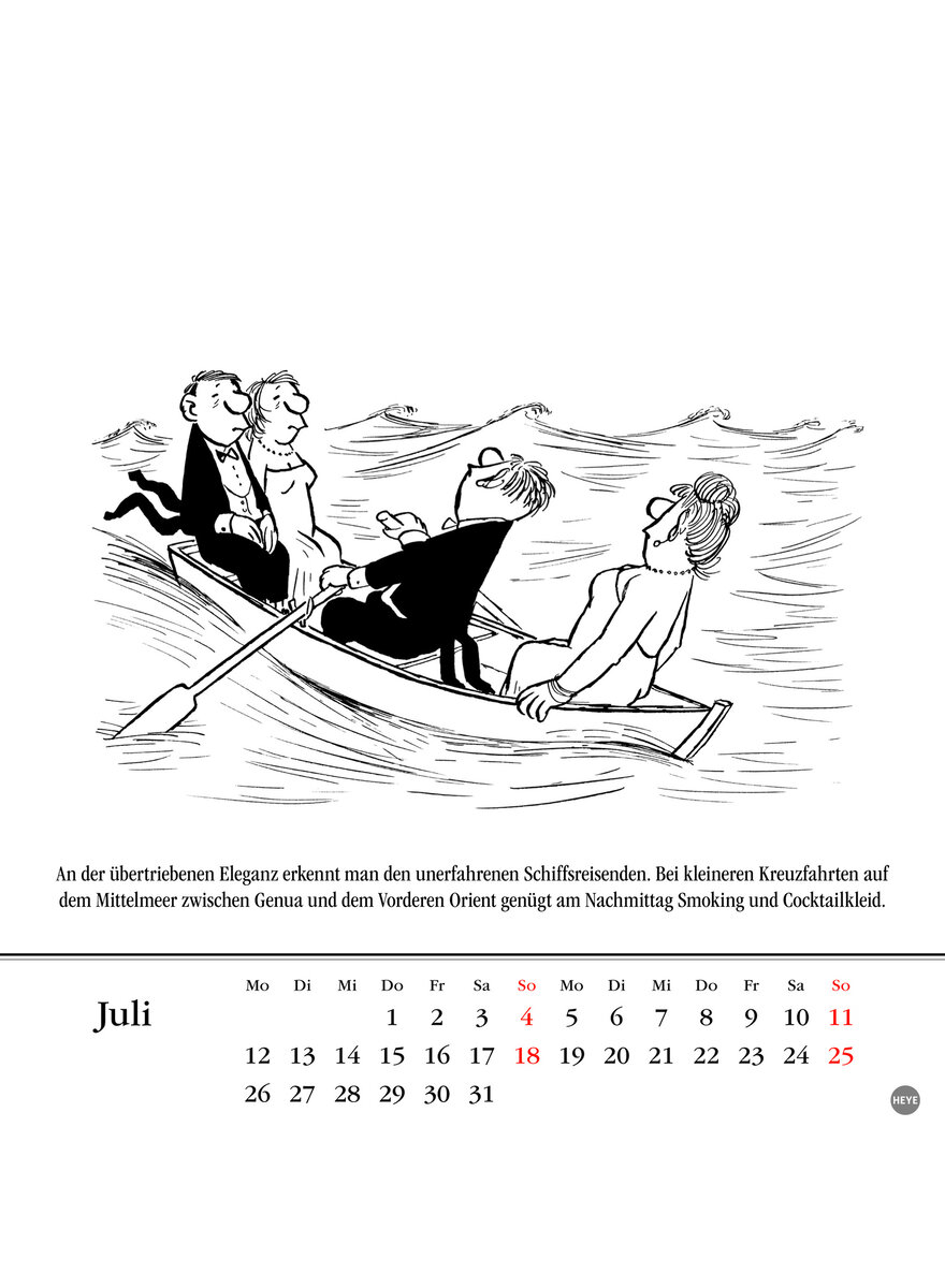 Auf diesem Bild sehen Sie das Produktbild 4 f�r LORIOT POSTKARTENKALENDER 2027