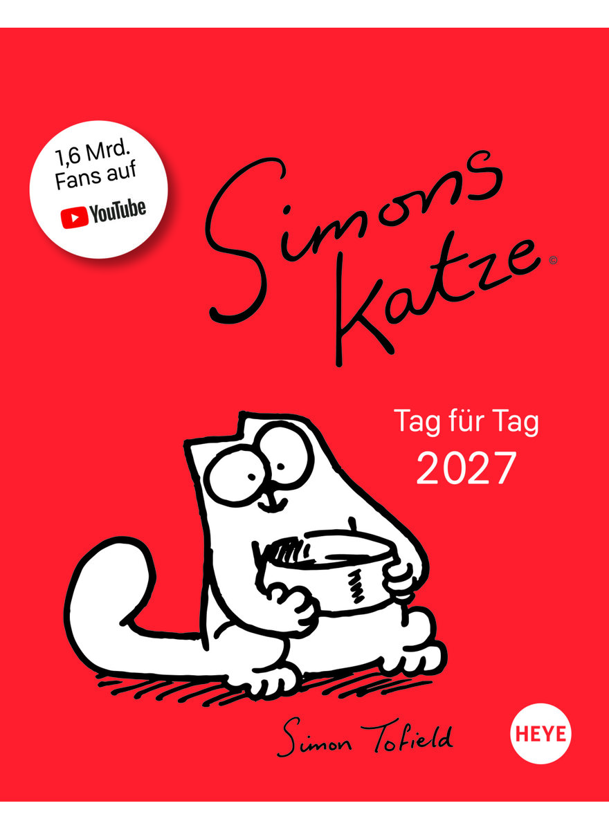 Auf diesem Bild sehen Sie das Produktbild 1 f�r KALENDER SIMONS KATZE 2027 -