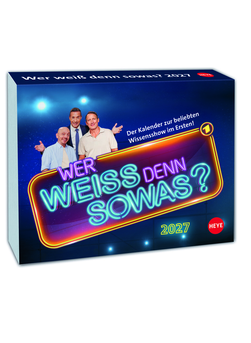 Auf diesem Bild sehen Sie das Produktbild 1 f�r TAGESABREI�KALENDER WER WEISS DENN SOWAS? 2027 -