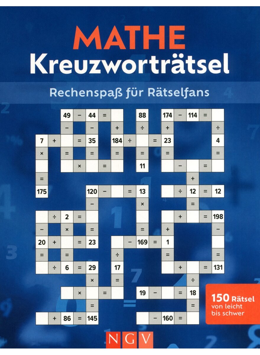 Auf diesem Bild sehen Sie das Produktbild 1 f�r MATHE KREUZWORTR�TSEL -