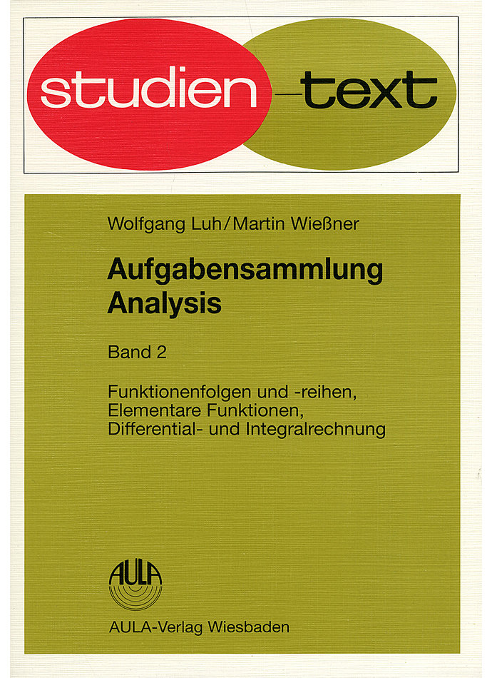 LUH, AUFGABENSAMML. ANALYSIS BD.2 (315-0331)