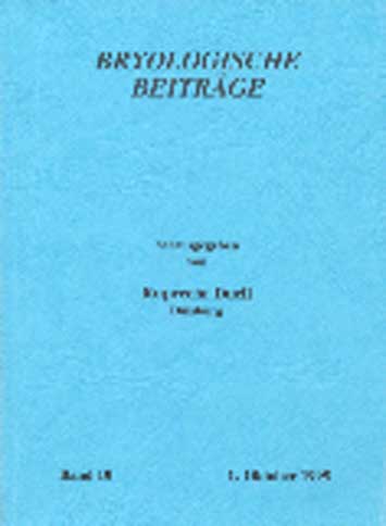 Auf diesem Bild sehen Sie das Produktbild 1 fr BRYOLOGISCHE BEITRGE BD. 10