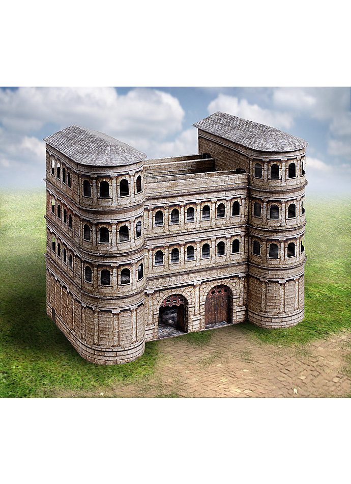 PORTA NIGRA TRIER KARTONMODELLBAU-BOGEN Bild 2